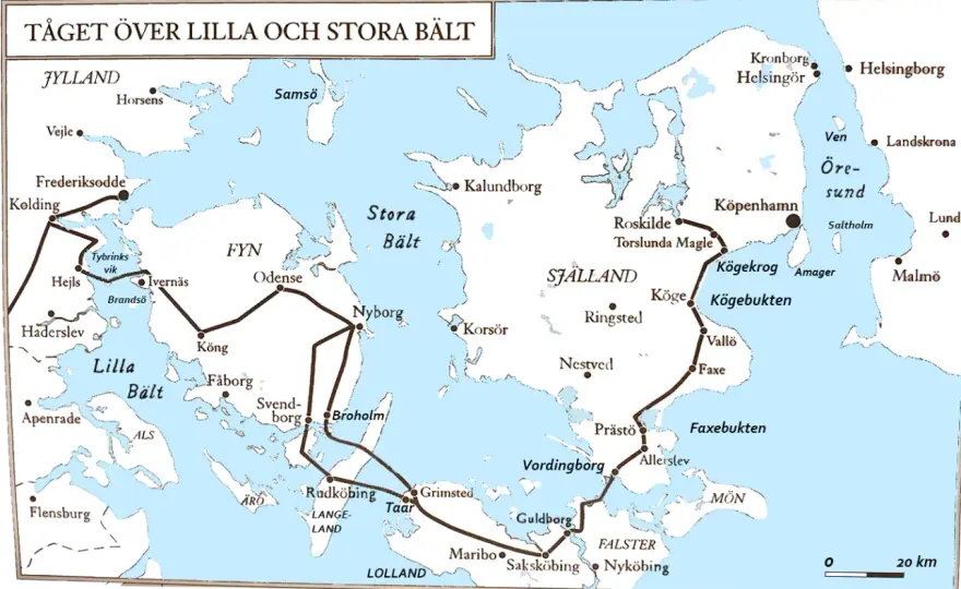 Stora Bält och Lilla Bält – Planera din bilresa genom Danmark